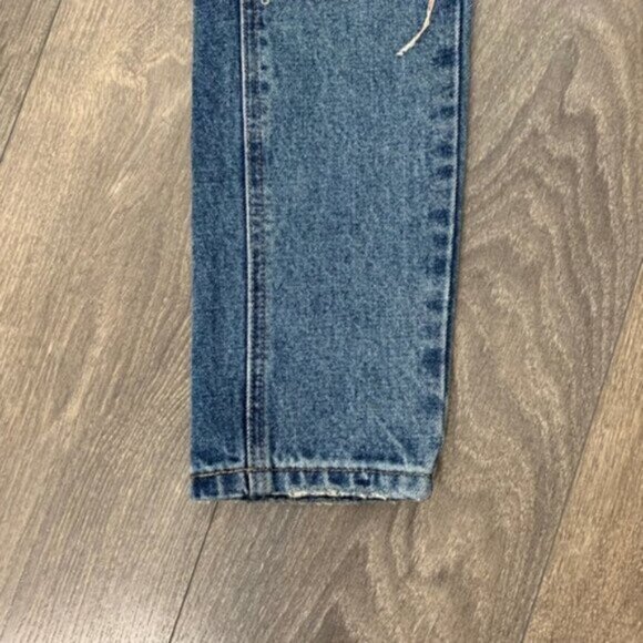 Superdown Revolve Angie Girlfriend Jeans Straight Leg Wash Blue High rise 25 - Picture 9 of 15